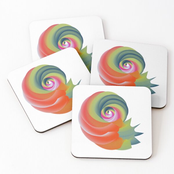 Item preview, Vibrant Color 3D Spiral Vector Art | Modern Abstract Geometric Design designed and sold by Keltoi-art.