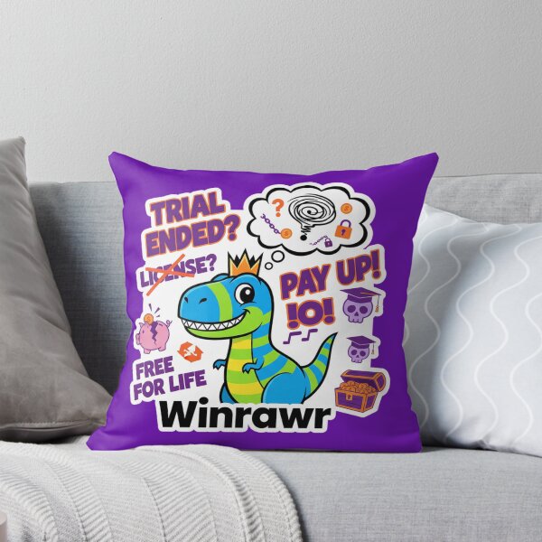 Item preview, Winrawr Cartoon Funny Meme Software Controversy Design designed and sold by Bratak.