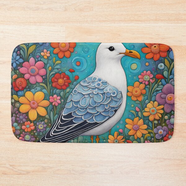 Item preview, Seagull covered in flowers in a magic Garden designed and sold by Colin Bentham.