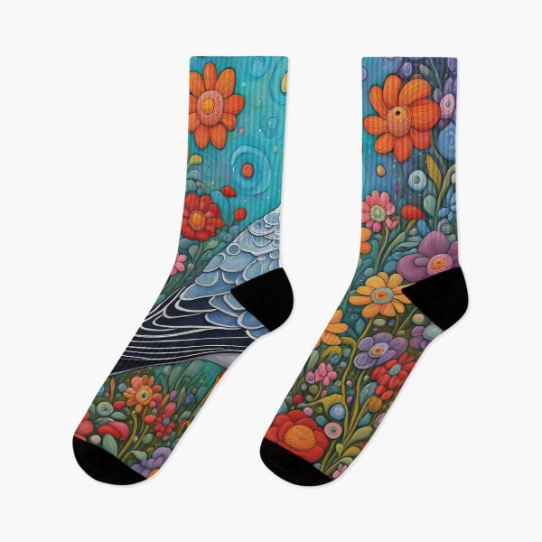 Item preview, Seagull covered in flowers in a magic Garden designed and sold by Colin Bentham.