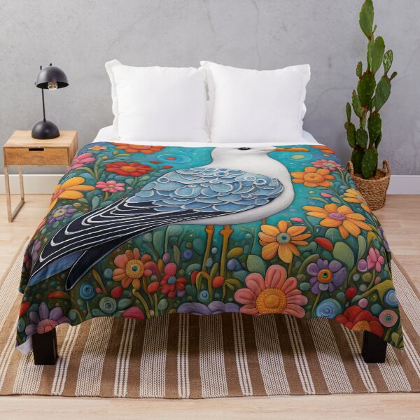Item preview, Seagull covered in flowers in a magic Garden designed and sold by Colin Bentham.