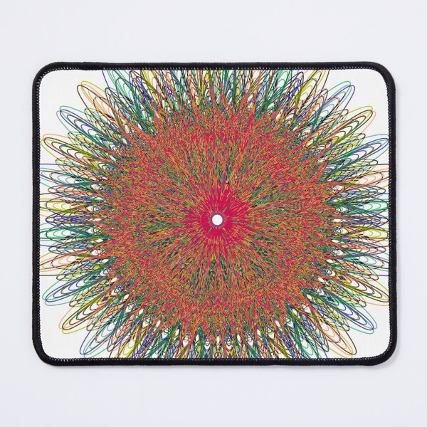 Item preview, Spirograph Optical Mandala Vector Art | Abstract Geometric Vibrant Color Illustration designed and sold by Keltoi-art.