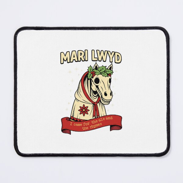 Item preview, Mari Lwyd Folklore Scene With Funny Skeleton Horse designed and sold by khdmalakarak.