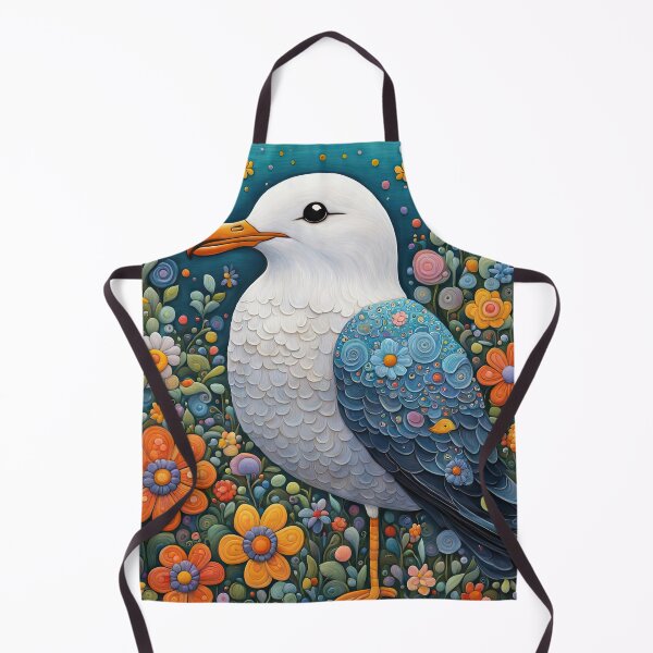Item preview, Seagull covered in flowers in a magic Garden designed and sold by Colin Bentham.