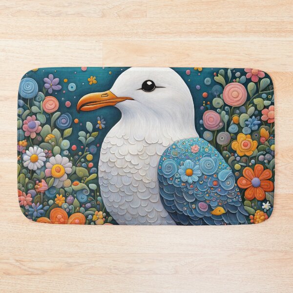 Item preview, Seagull covered in flowers in a magic Garden designed and sold by Colin Bentham.