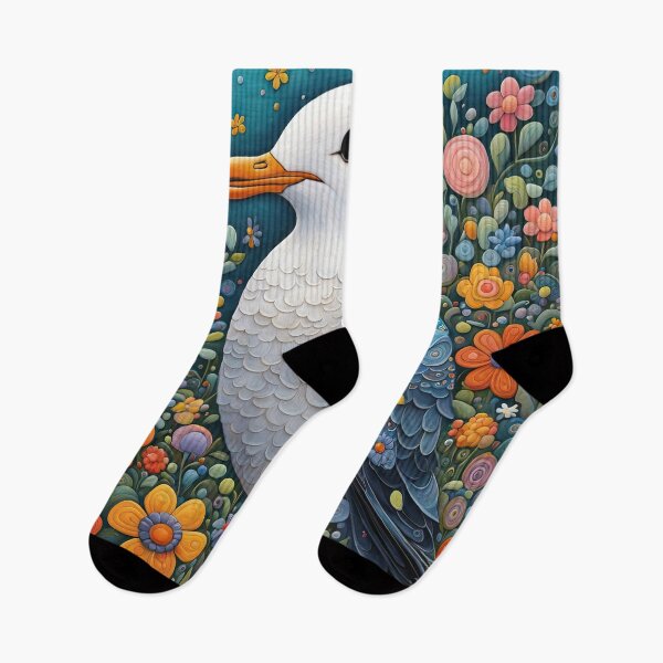 Item preview, Seagull covered in flowers in a magic Garden designed and sold by Colin Bentham.