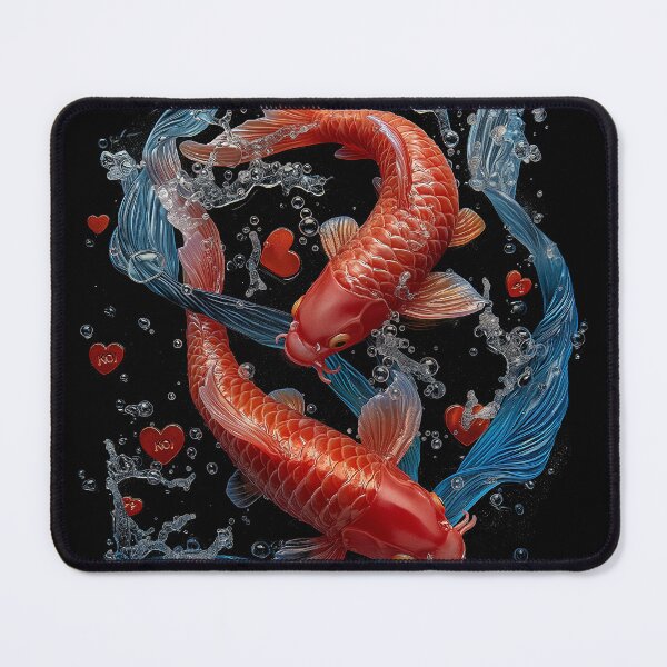 Item preview, Romantic Twin Koi in Crystal Water Dance designed and sold by NandaFajarSu.