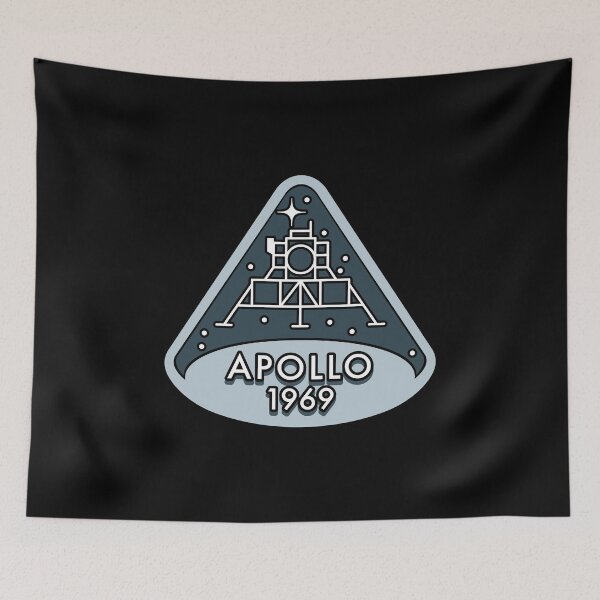 Item preview, apollo, nasa, 1969, moon, moon landing designed and sold by Captain Banjo.