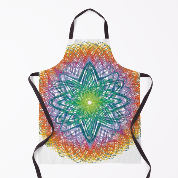 Item preview, Star Optical Mandala Rainbow Vector Art | Abstract Geometric Vibrant Color Illustration designed and sold by Keltoi-art.