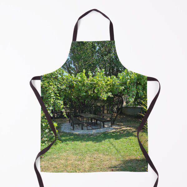 Item preview, A bench under a beautiful grape trees designed and sold by EK EXCLUSIVE.