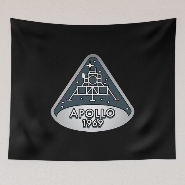 Item preview, apollo, nasa, 1969, moon, moon landing designed and sold by Captain Banjo.