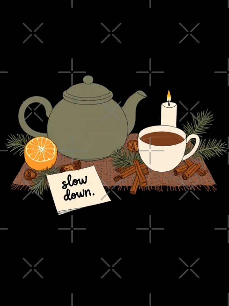 Thumbnail 3 of 3, Scarf, December Tea Ritual designed and sold by Aetheriswork.