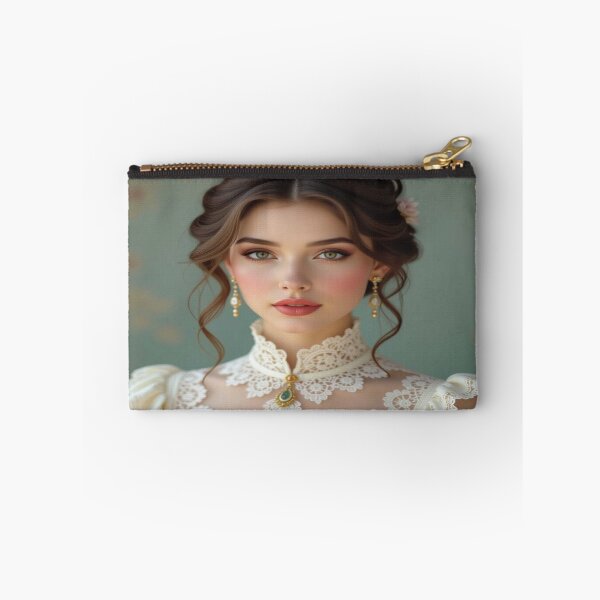 Item preview, Vintage Elegance & Floral Grace – Romantic portrait magic with lace, pastel & timeless beauty designed and sold by FotoworldEdel.