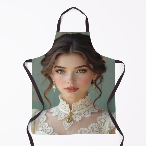 Item preview, Vintage Elegance & Floral Grace – Romantic portrait magic with lace, pastel & timeless beauty designed and sold by FotoworldEdel.