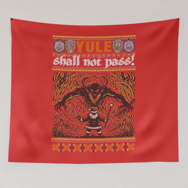 Item preview, Yule Shall Not Pass! designed and sold by Arinesart.