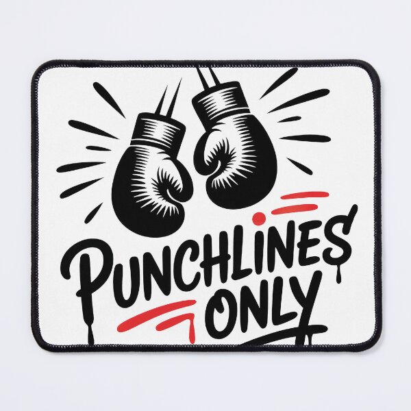 Item preview, Punchlines Only – Minimalist Boxing Gloves Streetwear Graphic designed and sold by WSPrintCrafter.