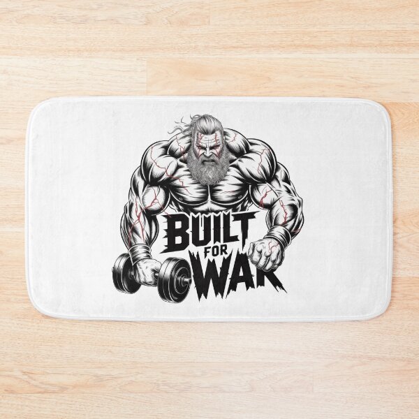 Item preview, Built For War – Muscular Bodybuilder Arm with Barbell designed and sold by ReptiWorks.