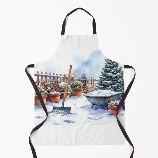 Item preview, Winter Garden with Snow and Tools designed and sold by Litely.