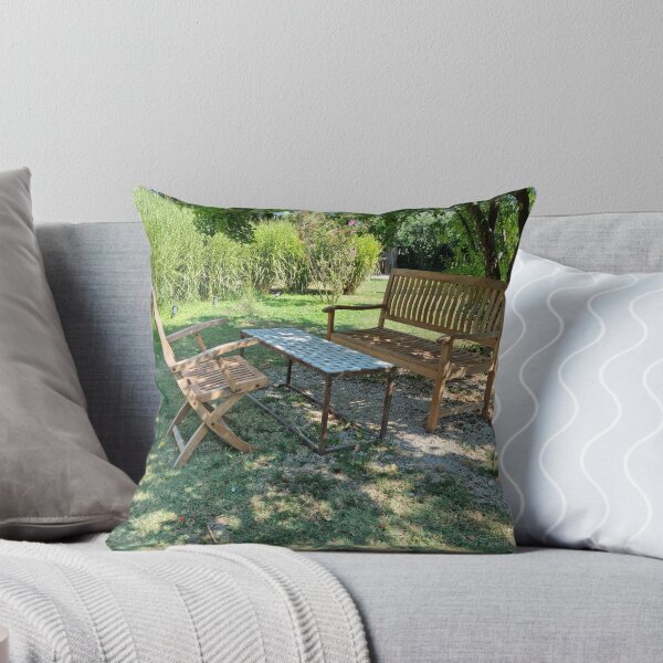 Item preview, A bench, a chair, a coffee table in the garden designed and sold by EK EXCLUSIVE.