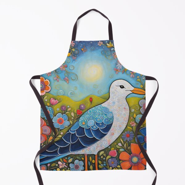 Item preview, Seagull covered in flowers in a magic Garden designed and sold by Colin Bentham.
