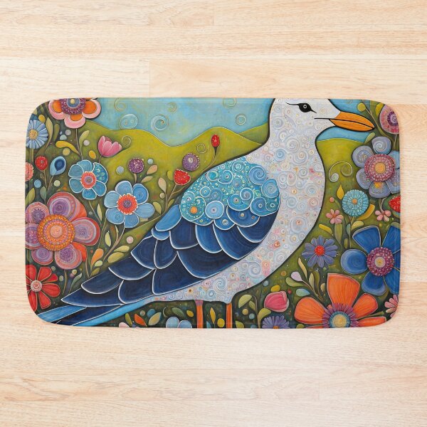 Item preview, Seagull covered in flowers in a magic Garden designed and sold by Colin Bentham.