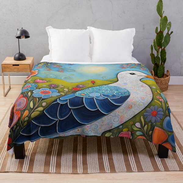 Item preview, Seagull covered in flowers in a magic Garden designed and sold by Colin Bentham.