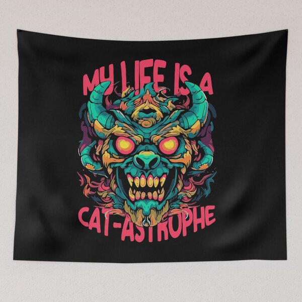Item preview, My Life is a Cat-astrophe design designed and sold by EzequielBC.