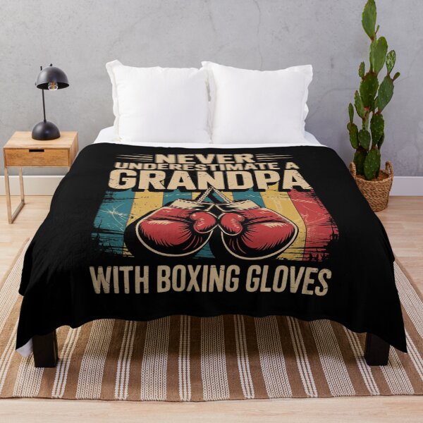 Item preview, Never Underestimate An Old Man With Boxing Gloves Boxing designed and sold by BeetleMalon.