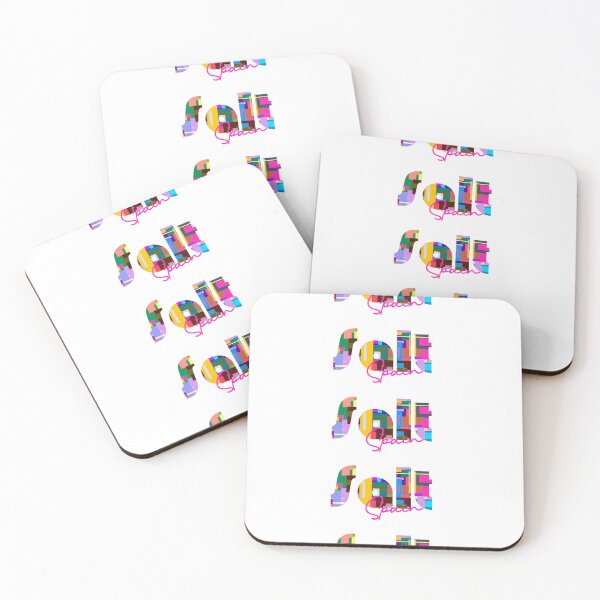 Item preview, Salt, Spain, Vibrant Abstract City Typography Art designed and sold by Wanderful-roads.