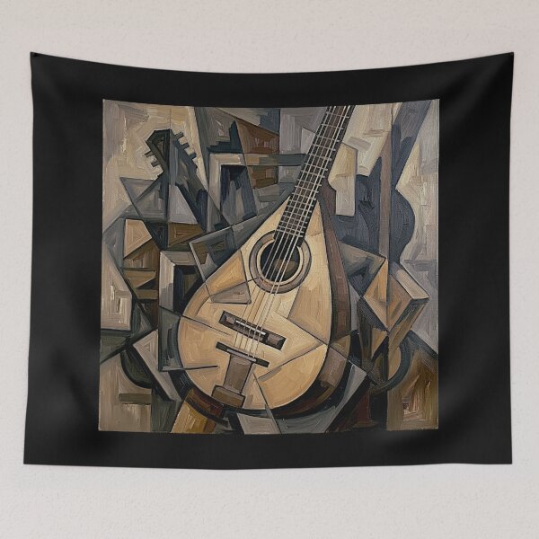 Item preview, A Strange Mandolin music poster hommage designed and sold by Helios Be. Lavsh.