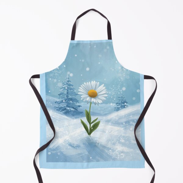 Item preview, Daisy, magic flower in unexpected place, winter wonderland  designed and sold by digitalbitcraft.