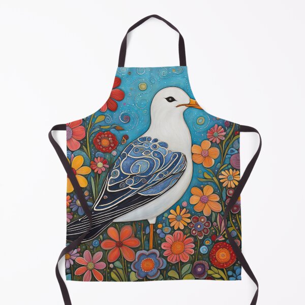 Item preview, Seagull covered in flowers in a magic Garden designed and sold by Colin Bentham.
