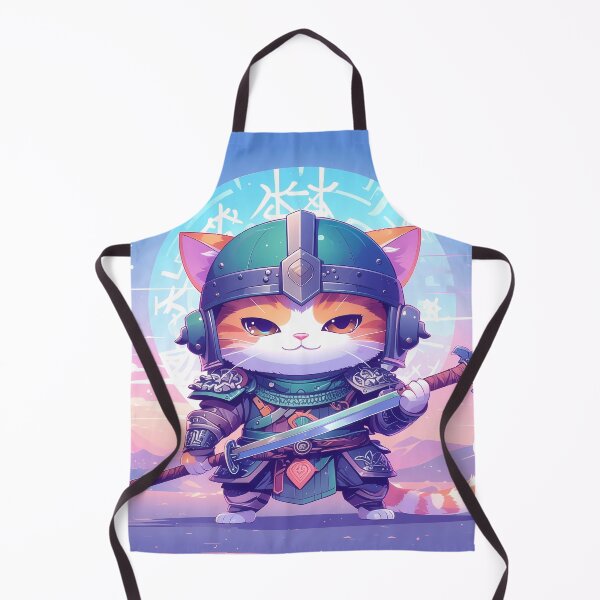 Item preview, Cat Knight Warrior – Epic Fantasy Armor Illustration designed and sold by FratddArtworks.