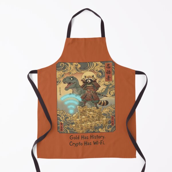 Item preview, Ukiyo-e Clash of Gold and Crypto designed and sold by KakangMudi.