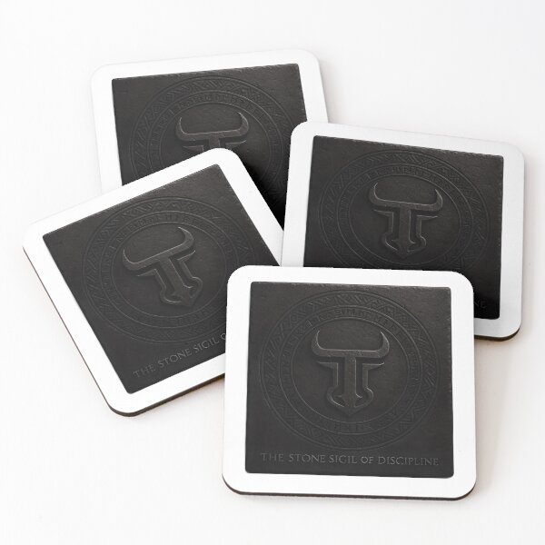 Item preview, The Stone Sigil of Discipline – Ancient Carved T-Logo Stone Tablet designed and sold by TES TOSTE RON.