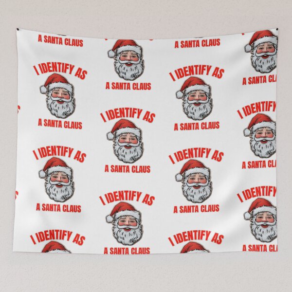 Item preview, I Identify As A Santa Claus Funny Christmas Xmas Pajamas For Dad Holiday Designed designed and sold by Thread&Fable.