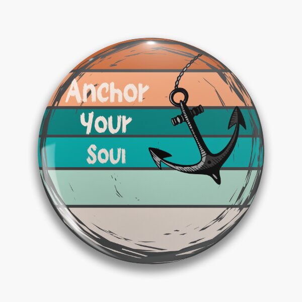 Item preview, Vintage Anchor Your Soul | Boho Sunset Stripes Design designed and sold by RokaWorld.