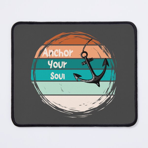 Item preview, Vintage Anchor Your Soul | Boho Sunset Stripes Design designed and sold by RokaWorld.
