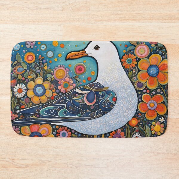 Item preview, Seagull covered in flowers in a magic Garden designed and sold by Colin Bentham.