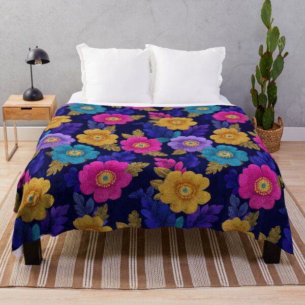 Item preview, Edgy Charming Floral Embroidery For Outdoor Party designed and sold by RoyalStarsPatts.