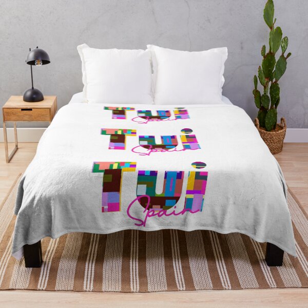 Item preview, Tui, Spain, Vibrant Abstract City Typography Art designed and sold by Wanderful-roads.