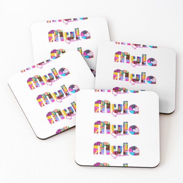 Item preview, Mula, España, vibrante arte tipográfico abstracto de la ciudad designed and sold by Wanderful-roads.