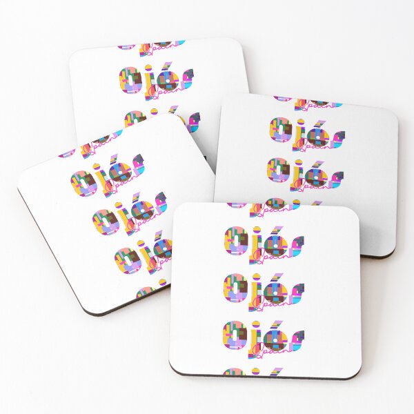 Item preview, Ojós, Spain, Vibrant Abstract City Typography Art designed and sold by Wanderful-roads.