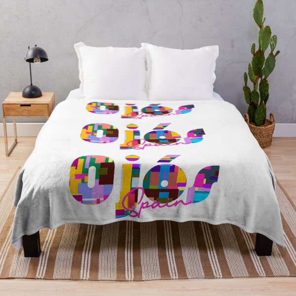 Item preview, Ojós, Spain, Vibrant Abstract City Typography Art designed and sold by Wanderful-roads.