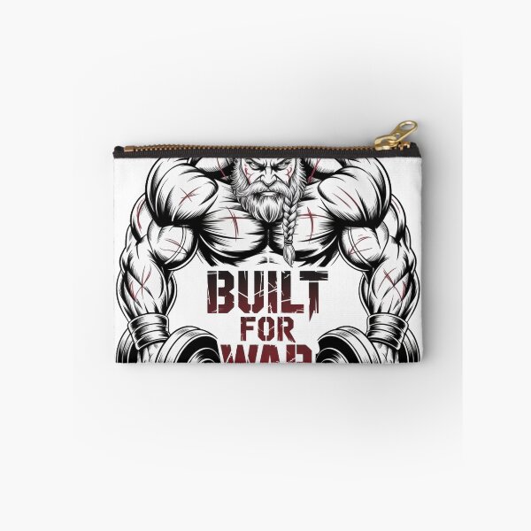Item preview, Built For War – Bodybuilder Lifting Dumbbells designed and sold by ReptiWorks.