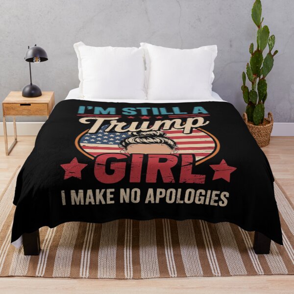 Item preview, Messy Bun I'm Still A Trump Girl I Make No Apologies  designed and sold by RuthGAArt.