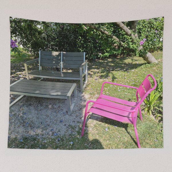 Item preview, beautiful seating are in a garden designed and sold by EK EXCLUSIVE.