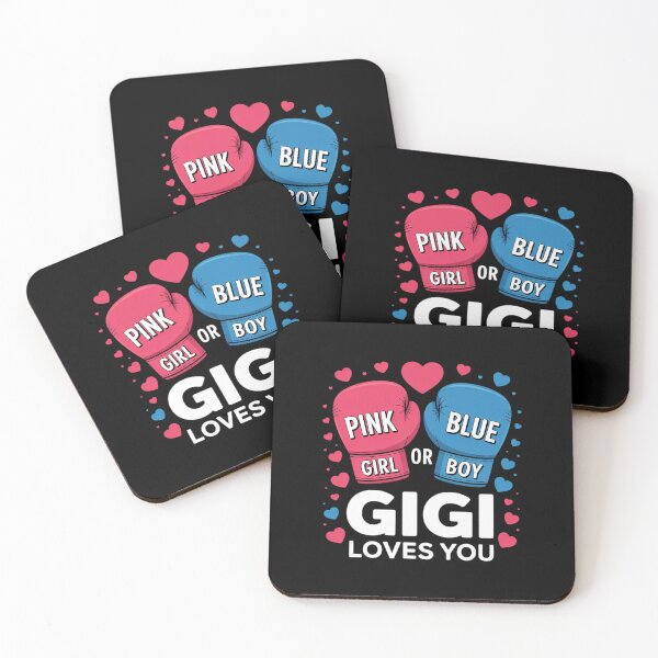 Item preview, Pink Or Blue Gigi Loves You Boxing Gender Reveal Party designed and sold by BeetleMalon.