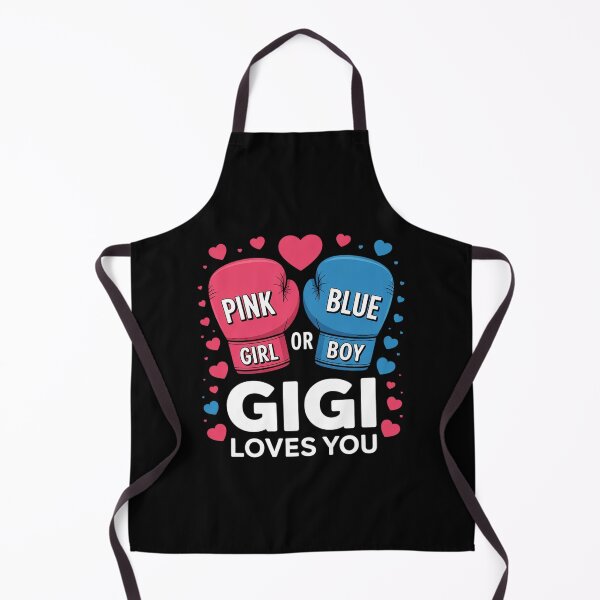 Item preview, Pink Or Blue Gigi Loves You Boxing Gender Reveal Party designed and sold by BeetleMalon.