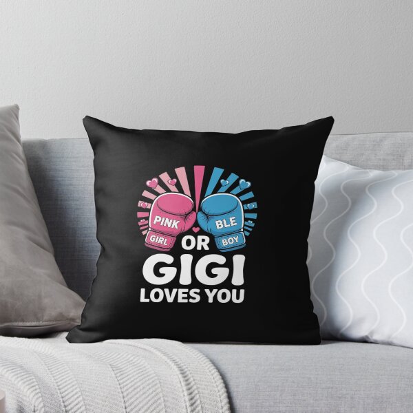 Item preview, Pink Or Blue Gigi Loves You Boxing Gender Reveal Party1  designed and sold by BeetleMalon.